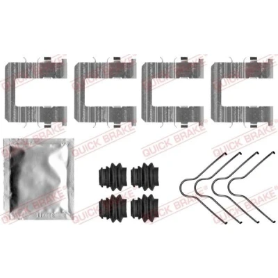 Imagen de QUICK BRAKE 109 0074 Kit de accesorios, pastillas frenos PEUGEOT: 3008 II SUV, KIA: SORENTO 3