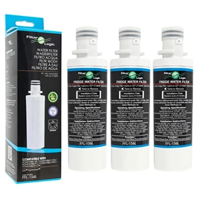 Imagen de FilterLogic FFL 156L 3x filtro de agua para frigorífico compatible con el LG LT1000P ADQ747935 ADQ74793501