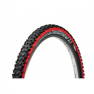 Imagen de Panaracer Fire XC Pro Tubeless Compatible Folding Tyre Neumático, Unisex, Negro/Rojo, 26 x 2.10