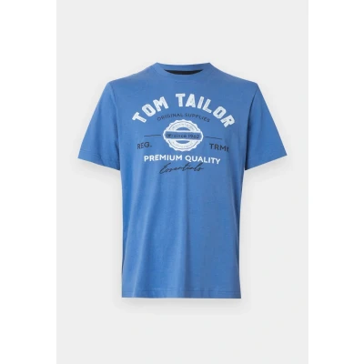 Imagen de TOM Tailor LOGO Camiseta estampada, Hombre, Talla: Small, Sapphire blue