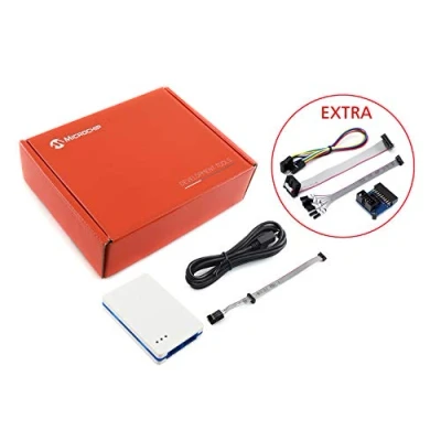Imagen de Waveshare Atmel Ice Basic Kit Powerful Development Tool for Debugging and Programming Sam AVR Microcontrollers Comes with Additional Adapter Cables