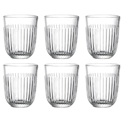 Imagen de La Rochère Vasos Ouessant de 290 ml, 9,5 cm altura, 8 diámetro, transparente (6 unidades)