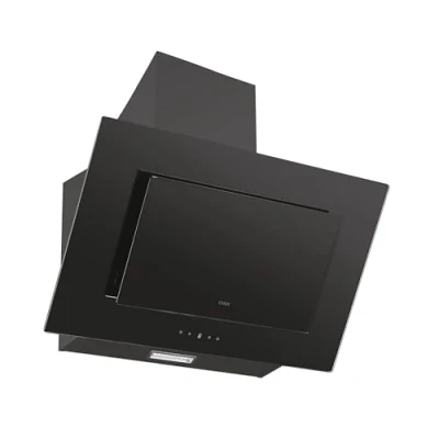 Imagen de Candy CDG6BG, Campana Extractora Decorativa 60CM, 3 Niveles de Potencia, 65W, 303,2M3/H, Filtro Carbono Opcional, Panel Aluminio Antigrasa, Iluminación LED, 63DB, Negro