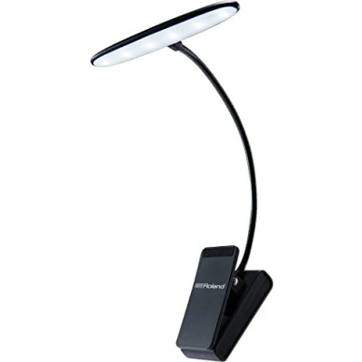 Imagen de Lámpara LED de Roland con pinza y luz blanca fría, 6 bombillas LCL 25C