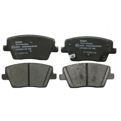 Imagen de DELPHI LP3404 Juego de pastillas freno con avisador acústico desgaste Chapa antichirridos sin accesorios HYUNDAI: i30 III Hatchback, Kona SUV