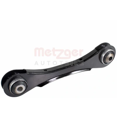 Imagen de METZGER 58164303 Barra oscilante, suspensión de ruedas con apoyo caucho Eje trasero izquierda, arriba, delante Brazo oscilante transversal
