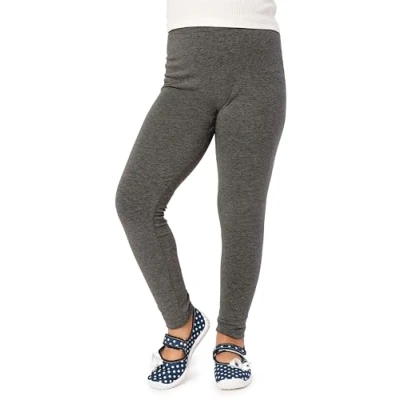 Imagen de Merry Style Leggins Mallas Pantalones Largos Ropa Deportiva Niña MS10 130 (Melange oscuro, 122 cm)