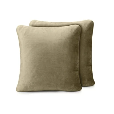 Imagen de Amago Funda de Cojín, Set 2, Sensación Cachemira, 50 x cm Taupe