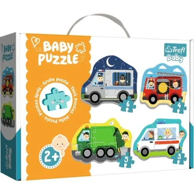 Imagen de Vehículos clásicos y competiciones de Puzzle Baby