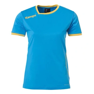 Imagen de Kempa Curve MC Camiseta de Juego, Mujer, Azul/Dorado, XL