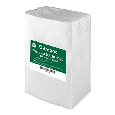 Imagen de O2frepak 100 Bolsas 30x40cm Envasar al Vaci Vacio Alimentos de Vacío Alimentos,Bolsas para Envasado Sin BPA