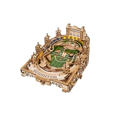 Imagen de UGEARS Harry Potter Quidditch Flíper Puzzle 3D Pinball Maquetas para Construir Maqueta de Madera con Emocionante Jugabilidad Ideal Aficionados Modelos en y Juegos
