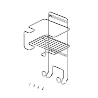 Imagen de Emuca Soporte para tabla de planchar, accesorios planchado y plancha, Acero, Cromado
