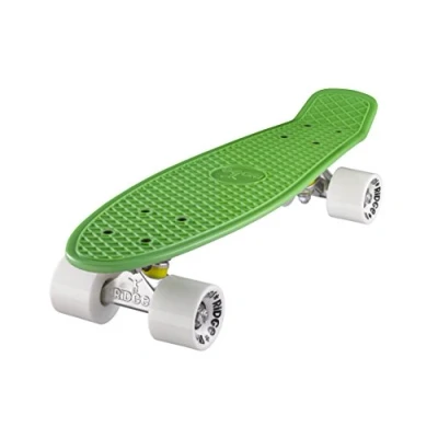 Imagen de Ridge Original 22&quot; Cruiser Skateboard, Unisex, Verde/Blanco (Vert/Blanc), 55 cm