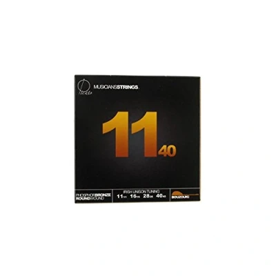 Imagen de Picato 96581 Irish Unison Tuning Juego de 8 cuerdas (11 40 unidades, bronce fosforado)