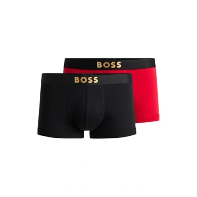 Imagen de BOSS Trunk GIFT 2 PACK Culotte, Hombre, Talla: XXL, Open red