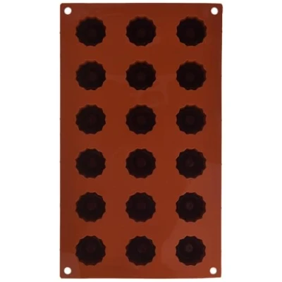 Imagen de Silikomart SF033 BORDELAIS Molde de Silicona Ø35 H 35 MM, Rojo