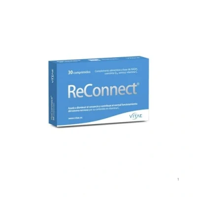 Imagen de Vitae ReConnect 30 tablets NADH, CoQ10, Serine, Vitamin C Energy Improve performance Memory Mental fatigue Focus and concentration