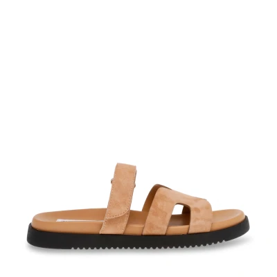 Imagen de Steve Madden Missile Sandalias planas, Mujer, Talla: 37, Taupe suede Zapatos