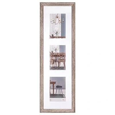 Imagen de walther design EF315VN Marco de madera Fiorito, Galería, 3X 10x15 cm, nogal