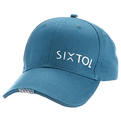Imagen de SIXTOL B Cap Gorra de béisbol con luz LED, 25 LM, Carga a través USB, tamaño Universal, Azul, Talla única