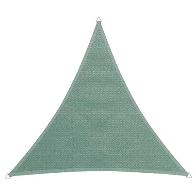 Imagen de Windhager 10765 Capri Toldo Triangular, 4 x m, protección Solar para jardín y terraza, Resistente a los Rayos UV la Intemperie, Color Verde Oliva