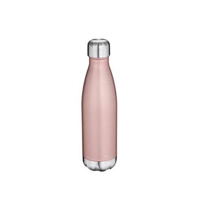 Imagen de Cilio, Botella térmica de doble pared, capacidad 500 mililitros, acero inoxidable. Mantiene la temperatura hasta 24 horas si está fría y 18 caliente. Color rosa