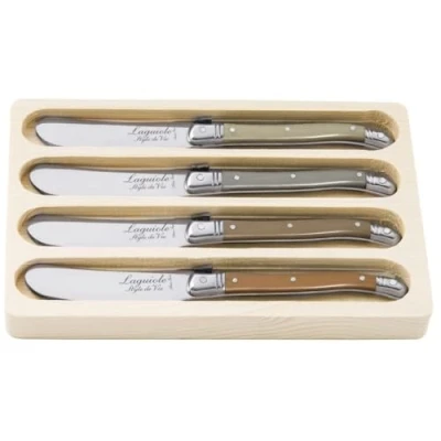 Imagen de Laguiole Style de Vie Treasure Premium Line Cuchillo para mantequilla (4 piezas)