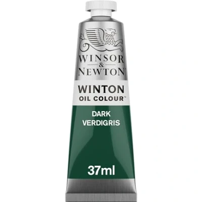 Imagen de Winsor &amp; Newton Winton Tubo de Pintura al Óleo, 37 ML, Gris (Verdigris oscuro)