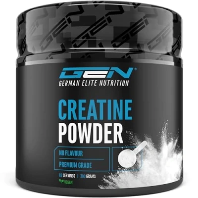 Imagen de Creatina en Polvo 300 g monohidrato pura Solubilidad óptima Vegano Sin aditivos puro German Elite Nutrition