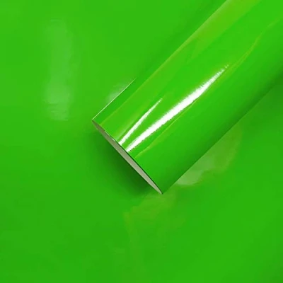Imagen de 4R Quattroerre.it 16368 Hoja Adhesiva Película Verde Fluorescente para Wrapping, 35 x 50 cm