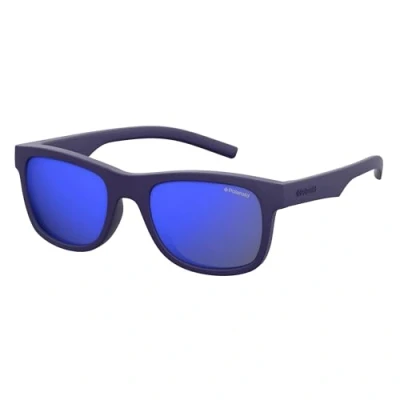 Imagen de Polaroid PLD 8020/S AI CYQ Gafas de Sol, Azul (Rubber Blue/Grey), 46 Unisex Niños