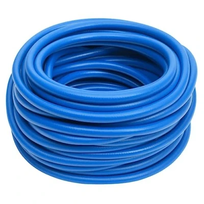 Imagen de vidaXL Manguera de Aire, con Enchufe Acoplamiento Resistente al Aceite Abrasión, Herramienta Neumática, PVC Azul 14 mm 10 m