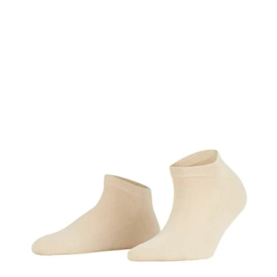Imagen de FALKE Family W SN algodón sostenible corte unicolor 1 par, Calcetines cortos Mujer, Beis (Cream 4019) nuevo ecológico, 35 38