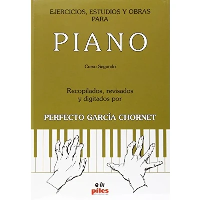 Imagen de Ejercicios, estudios y obras para piano Curso Segundo