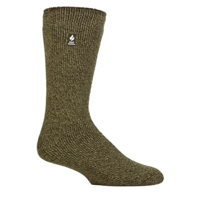 Imagen de HEAT HOLDERS calcetines térmicos originales de 2,3 tog para hombre y mujer, 3 tamaños, gruesos cálidos invierno, ideales Raynauds, verde pino, 6/11 UK
