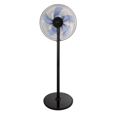 Imagen de SOGO Ventilador de Pie Potente y Silencioso Suelo Oscilante con 3 Velocidades, Altura Ajustable, Diámetro 40cm, 5 Aspas, 50W, Negro (SS 21245)