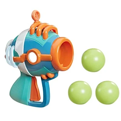 Imagen de PJ Masks Romeo Blaster Juguete Preescolar, Lanzador de Bolas plástico fácil Usar para niños a Partir 3 años, Multicolor, Medium (Hasbro F20975L1)
