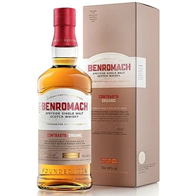 Imagen de BENROMACH contrast ORGANIC SINGLE MALT SCOTCH WHISKY 70 CL