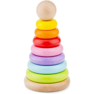 Imagen de New Classic Toys Rainbow Stacking Toy, multicolore color (10501) , color/modelo surtido