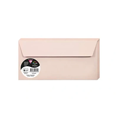 Imagen de Clairefontaine 5345C Paquete de 20 Sobres DL 110x220mm Pollen Opalina 120gr