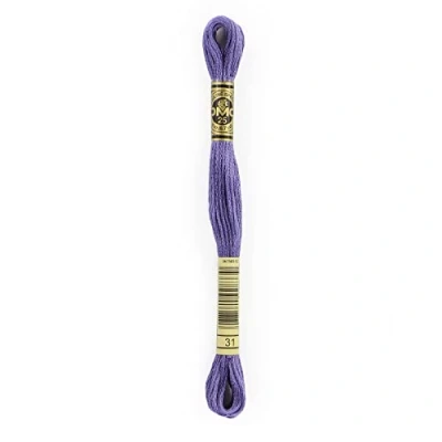Imagen de DMC Hilo Mouliné®100% algodón Apto para todas las técnicas y todos los soportes, ideal punto de cruz Ovillos 8 m 6 hebras, disponible en 500 colores