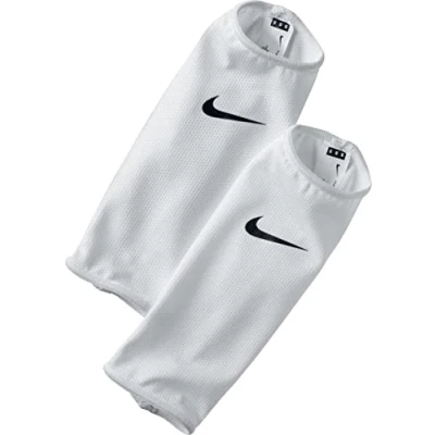 Imagen de Nike Guard Lock Sleeves Shin Guards, Unisex Adult, White/Black/Black, M