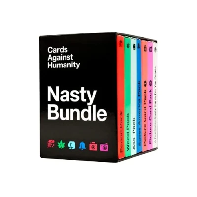 Imagen de Juego de cartas, &quot;Cards Against Humanity&quot; Nasty Bundle, 6 expansiones temáticas + 10 nuevas cartas