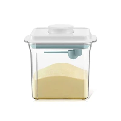 Imagen de Nocsm Dispensador De Polvo FóRmula. Caja PortáTil Almacenamiento Leche En para Alimentos Contenedor Sellados Polvo, Snacks, Cereales. (1.7L)