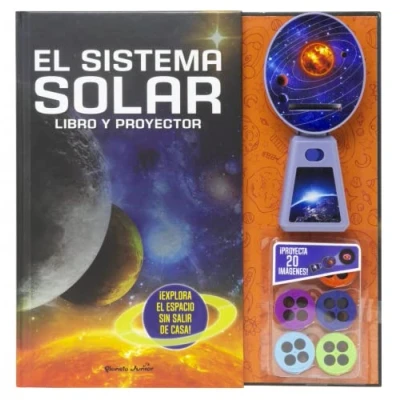 Imagen de El sistema solar. Libro y proyector: Cuento proyector (Libros educativos)