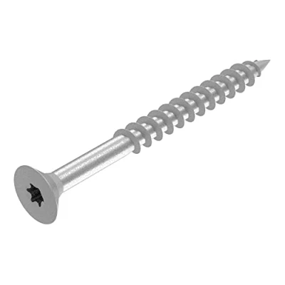 Imagen de SECCARO tornillo para madera aglomerada, 5 x 60 mm, acero inoxidable V2A, VA A2, con rosca parcial, TX/hexágono interior, 150 unidades