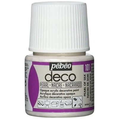Imagen de Pébéo Pintura acrílica multisoporte Color Opaco Acabado nacarado Carcasa de Seda 45ml