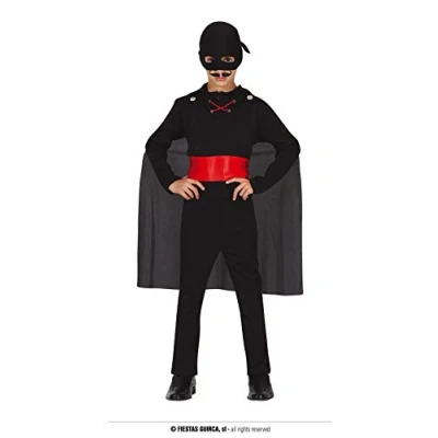 Imagen de FIESTAS GUIRCA Disfraz de Zorro para niño 7 a 9 años