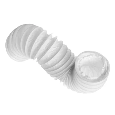Imagen de Ø 100mm Conducto de Aire Flexible para Campana Extractora, Acondicionado, Extractor, Secadora Manguera Escape 1m Conductos Ventilación PVC